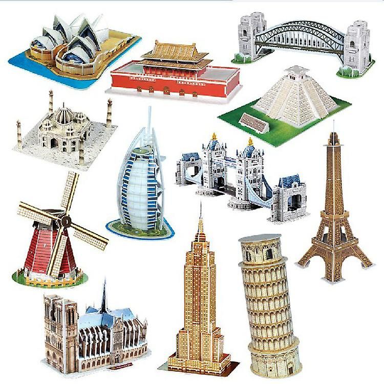 Modle Architectural De Renomme Mondiale En Carton, Puzzle ... - 2