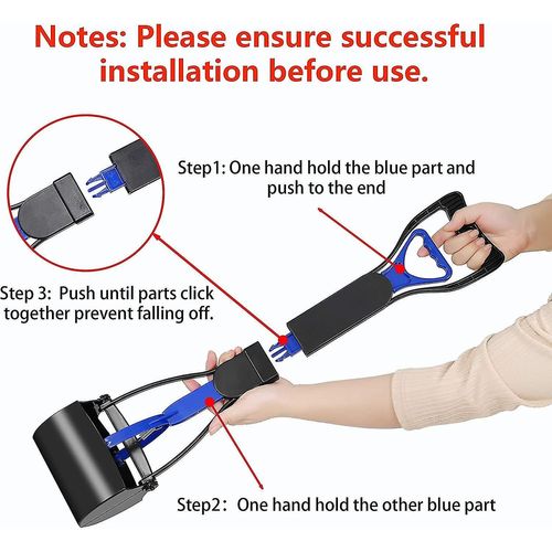 Pelle à crottes pour animaux de compagnie, pour chiens et chats, avec manche Long, ressort Durable
