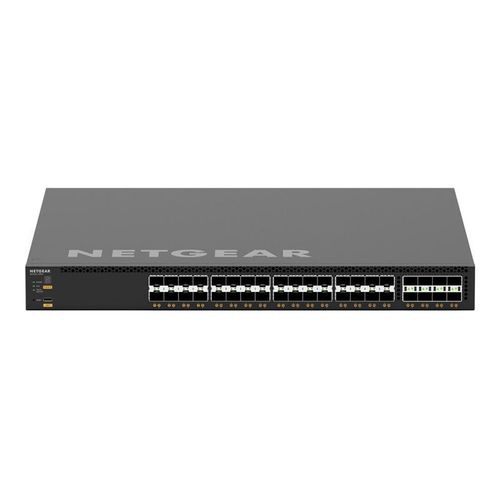 NETGEAR M4350-32F8V - Commutateur - C3 - Géré - 32 x 10 Gigabit SFP+ + 8 x 25 Gigabits SFP28 - flux d'air de l'avant vers l'arrière - Montable sur rack