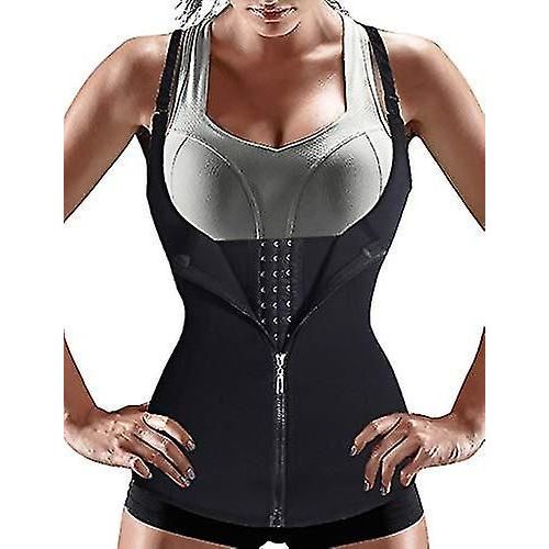 Corset D'entraînement De Taille Pour Femmes, Gilet À Fermeture Éclair, Cintré Modelant Le Corps