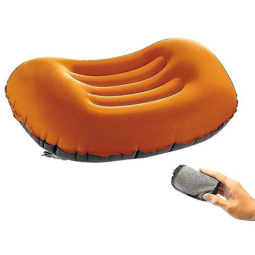 Oreiller Gonflable Ultraléger D'oreiller De Camping Pour Le Cou Et Le Soutien Lombaire