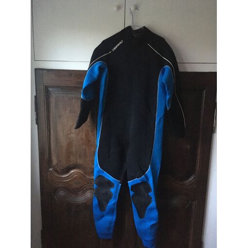 Combinaison Planche à Voile Tribord Rouge Et Noire - Taille 48/L, Unisexe Adulte, Occasion Très Bon état
