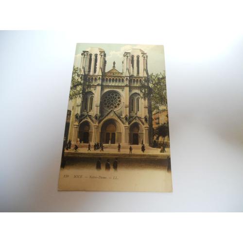 Dep 06 Alpes Maritimes Carte Ancienne Couleur Sans Ecriture Nice Notre Dame Edit Levy N°138 Tbe