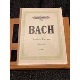 Jean-Sébastien Bach Toccata Pour Clavier Partition Piano H. Keller Peters N°4665