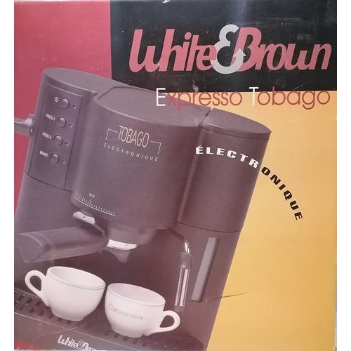 EXPRESSO NOIR 15BAR TOBAGO 888 WHITE & BROWN