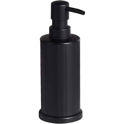KAL-Distributeur De Savon Liquide, Distributeur Autonome De Savon À Main En Aluminium Pour La Salle De Bains, La Cuisine Et La Maison 250 Ml (Noir)