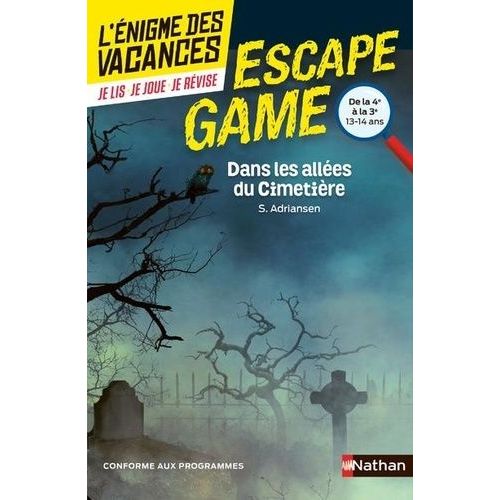 Dans Les Allées Du Cimetière - De La 4e À La 3e