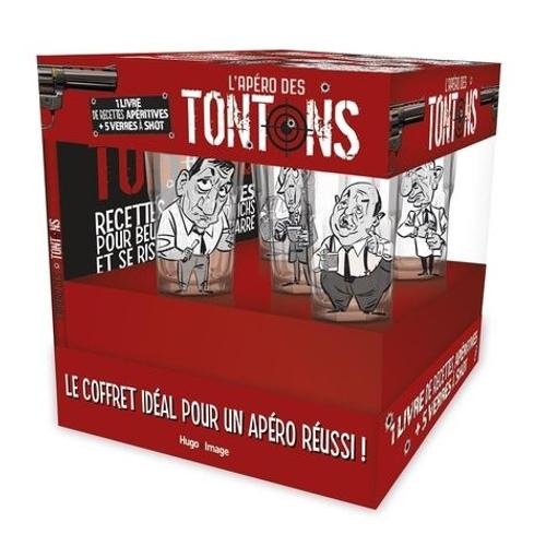 Coffret L'apéro Des Tontons - Recettes Apéritives Pour Beurrer Les Sandwichs Et Se Risquer Sur Le Bizarre Avec 5 Verres À Shot