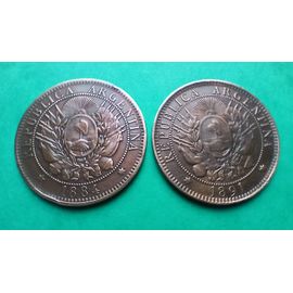 2 Monnaies Argentine