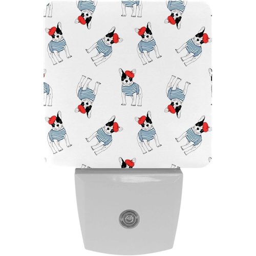 Veilleuses Pour Chien, Veilleuse À Capteur Automatique À Brancher, Adaptée Au Sommeil Pour Enfants Et Adultes, Led Automatique Du Crépuscule À L'aube Pour Chambre À Coucher D'escalier
