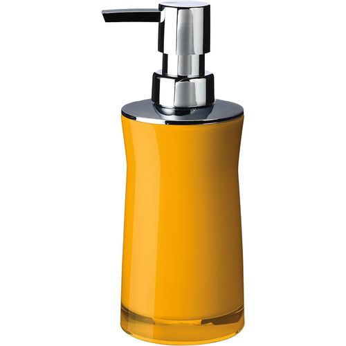 KAL-21035040 Distributeur De Savon Disco Synthétique Jaune 6,5 X 6,5 X 19 Cm