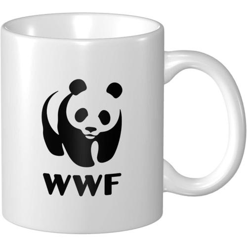 Tasse Panda Wwf Animal Tasse À Café 330ml Poterie Vaisselle Personnage Anime Tasse Mode Mignon Cadeau