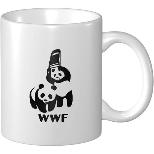 Tasse Panda Wwf Animal Tasse À Café 330ml Poterie Vaisselle Personnage Anime Tasse Mode Mignon Cadeau