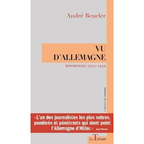 Vu D'allemagne - Reportages 1931-1939