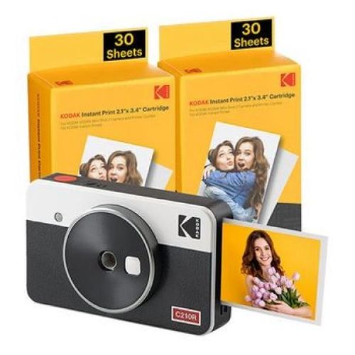 Kodak mini shot 2 ERA noir 2 1X3 4 + 60feuilles + KIT d'accessoires