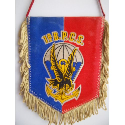 Fanion Militaire 1er Bataillon Parachutiste De Commandement Et De Soutien