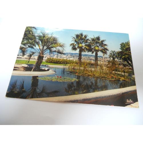 Dep 06 Alpes Maritimes Carte Ancienne Couleur De 1971 Cannes Les Jardins De La Croisette Au Loin Le Suquet Edit Rella Tbe