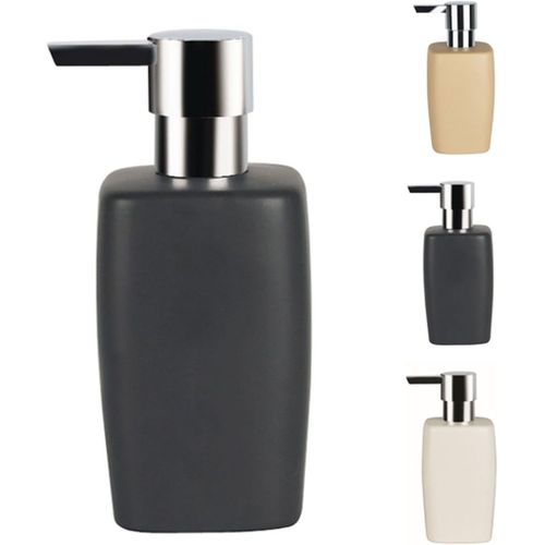 KAL-Distributeur De Savon Céramique Retro Noir