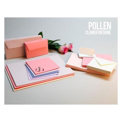 Lot de 25 enveloppes A4 Pollen 14 x 14 cm Argent - Carte de correspondance  - Achat & prix