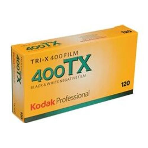 Pack de 5 pellicules Kodak Tri-X 400 iso Noir et Blanc 120