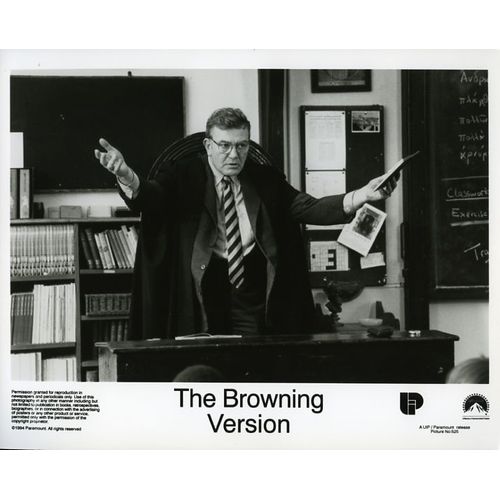 Albert Finney, Les Leçons De La Vie (The Browning Version): Photo Américaine D'exploitation Cinématographique - Format 20x25 Cm - De Mike Figgis Avec Greta Scacchi, Matthew Modine, Julian Sands - 1994