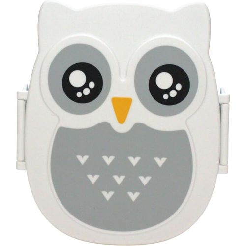 Kal-Yuko B - Bento Lunch Box Chouette Bleue - Boîte À Goûter Pour Enfant Et Adulte - Boîte À Dejeuner - Lunchbox Hermétique & Sans Bpa - Convient Pour Micro-Onde & Lave-Vaisselle