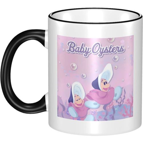 Alice Au Pays Des Merveilles Little Oyster Anime Mug Résistant À La Chaleur Et Au Froid Grande Capacité 330 Ml Tasse À Café Poterie Céramique Tasse De Petit Déjeuner Personnage Cadeau D'anniversaire Noir
