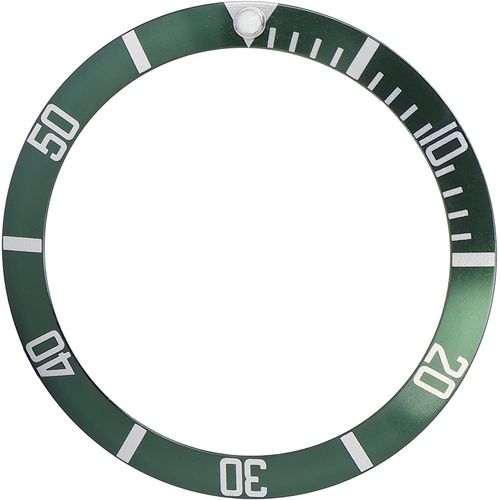 Kal-Insert De Lunette De Montre, Insert De Lunette De Montre En Aluminium Professionnel Marqueurs De Chiffres Marqueurs De Boucle De Montre Bracelet Accessoire De Bague D'insertion De Lunette(Vert)