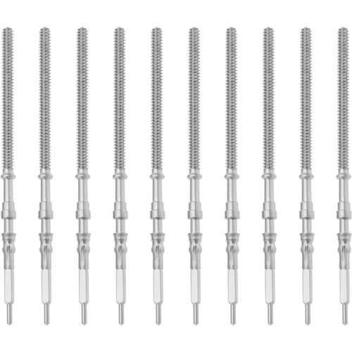 Kal-10 Pièces Adaptateur De Mouvement De Réparation De Montre Accessoires De Montre Accessoires De Modification De Poignée De Chaîne Pour Nh35 Nh36 Nh38 Nh39 Argent