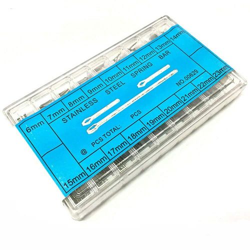 Kal-Lot De 270 Barrettes À Ressort Pour Bracelet De Montre En Acier Inoxydable 6-23 Mm