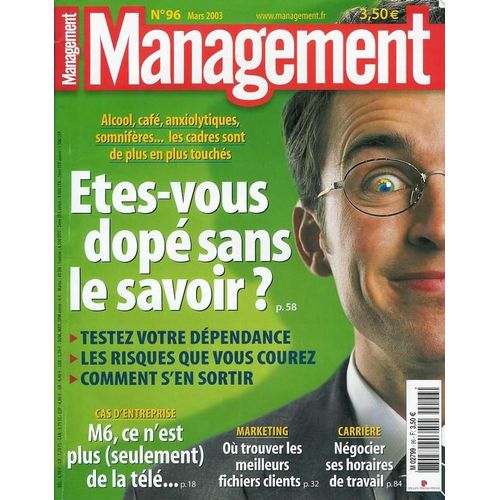 Management N° 96 : Etes-Vous Dopé Sans Le Savoir?