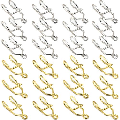 Kal-24 Pcs Clips D'accessoires En Fer Pour Montre De Poche Montre Chaîne Bricolage Accessoires Fermoirs En Fer Clip De Poche Bricolage Fermoir En Métal Pour De Montre Pour Montre De Poche Chaîne