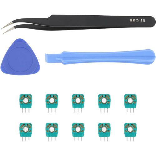 Kal-1 Lot De 2k3 Ohm Réglage Fin Potentiomètre Module Capteur Levier De Commande Pièces De Rechange Avec Kit De Réparation Compatible Avec Manette Ps5