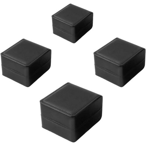 Kal-Boite A Montre, Boîtes Cadeau Avec Coussin Pour La Plupart Des Montres, Montre Connectée Et Bijoux Accessoire, Coffret Montre En Cuir Pu Pour Cadeau Homme (4, Noir-4)