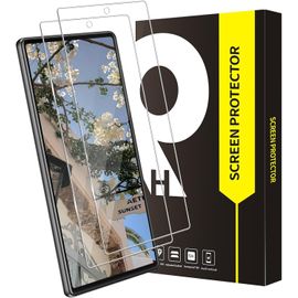 Kal-Lot De 2 Films De Protection D'écran En Verre Trempé Pour Google Pixel 6 5g, Ultra Hd 2.5d Bord Anti-Traces De Doigts Pixel 6 5g Film De Protection D'écran Ultra Fin 0,33 Mm Compatible Avec Les