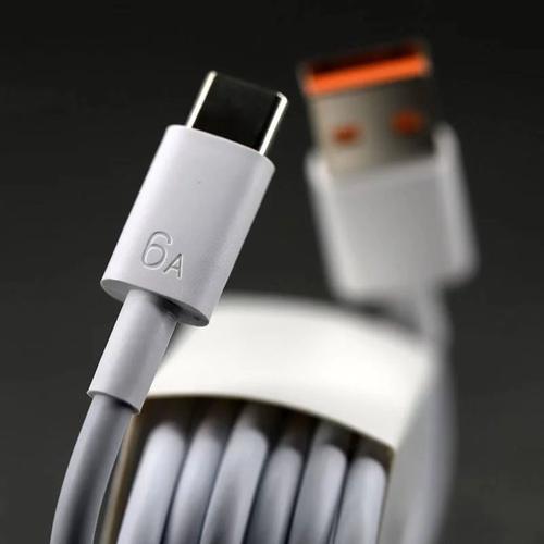 Cable Chargeur Cordon Fil USB vers type-C Original pour recharge rapide Turbo Fast Charge Origine 6A Pour Xiaomi K70 / K70 Pro / K70e