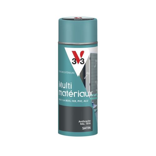 Peinture multi-mat DP Sat Anthracite Aérosol 400ml