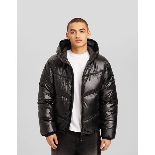  Doudoune Finition Brillante Homme Xl Noir