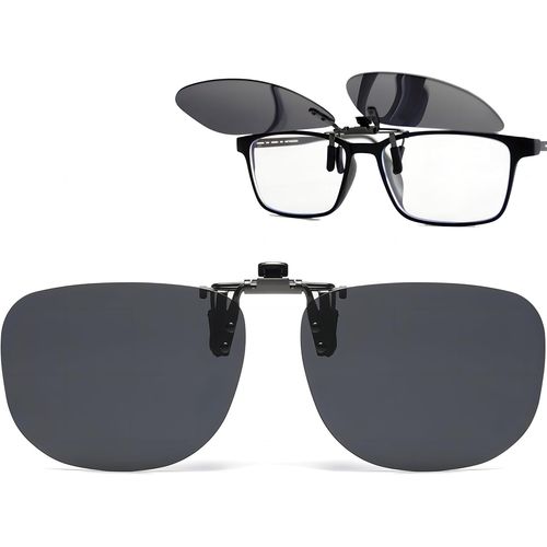 Kathlelxh-Clip Solaire Polarisé Pour Lunettes De Vue - Verres Anti-Éblouissement 100% Uv - Taille Universelle[H276] 
