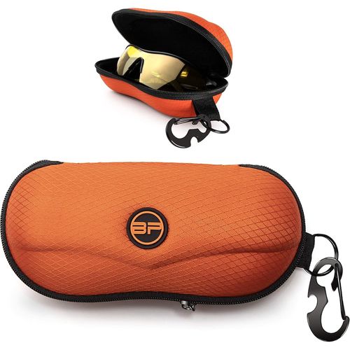 Kathlelxh-Étui À Lunettes De Soleil Semi-Rigide En Eva Avec Crochet De Suspension En Métal Clip Ceinture Rangement Lunettes De Soleil[H544]