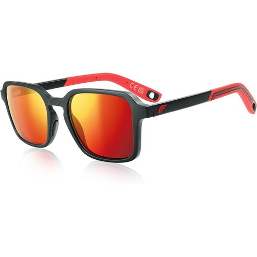 Kathlelxh-Laso-17 Lunettes De Soleil Polarisées ¿ Monture Carrée Légère, Plaquettes De Nez En Caoutchouc Antidérapantes, Branches Sportives À Pointe En Caoutchouc Pour Une Utilisation Toute [H723]