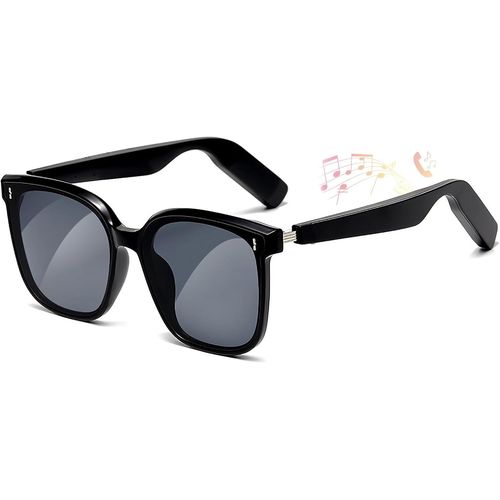 Kathlelxh-Lunettes Intelligentes De Soleil Bluetooth Audio Homme Femme, Smart Glasses Avec Son Et Microphone, Appels Mains Libres, Contrôle Tactile, Lentille Uv400, Lunettes Bluetooth Pour S[H853]