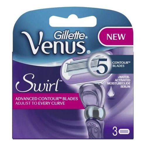 Gillette Venus Swirl 5 Blades 6 Heads. 