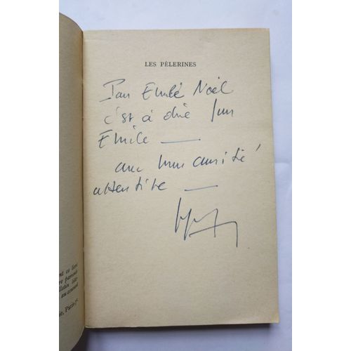Jean Yvane Les Pèlerines S.P. Avec Envoi Autographe Signé 1970 Denoël