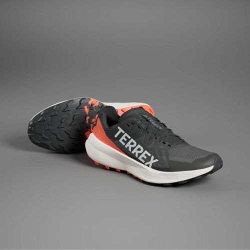 Chaussures De Trail Running Terrex Agravic Speed Adidas Core Black Grey One Impact Orange