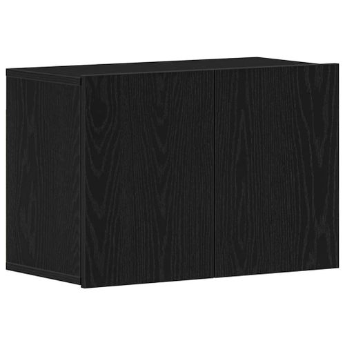 Vidaxl Meuble Tv Chêne Noir 60x30x41 Cm Bois D'ingénierie