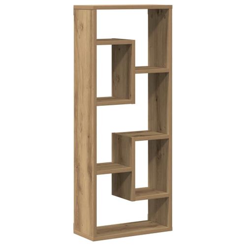 Vidaxl Étagère Murale Chêne Artisanal 36 X 16 X 90 Cm Bois D'ingénierie