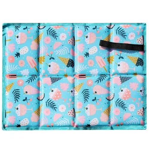 Tapis De Camping Pliant Portable,Imperméable,Tissu Oxford,Coussin D'assise En Mousse,Tapis De Plage Pour L'extérieur,Prévention De La Saleté,Randonnée,Petit Siège De Pique-Nique #E