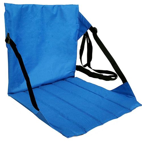 Chaise De Camping Portable,Tabouret Pliant Ultraléger,Plage Pique-Nique Pêche Barbecue Coussin Sièges Confortables Avec Dossier Meubles Doux - Type Bl-44x44cm