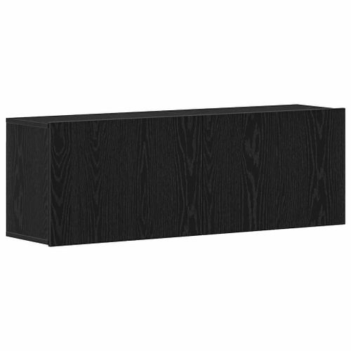 Vidaxl Meubles Tv 2 Pièces Chêne Noir 120 X 30 X 41 Cm Bois D'ingénierie
